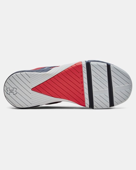 Men's UA TriBase™ Reign 5 Training Shoes, Red, pdpMainDesktop image number 4